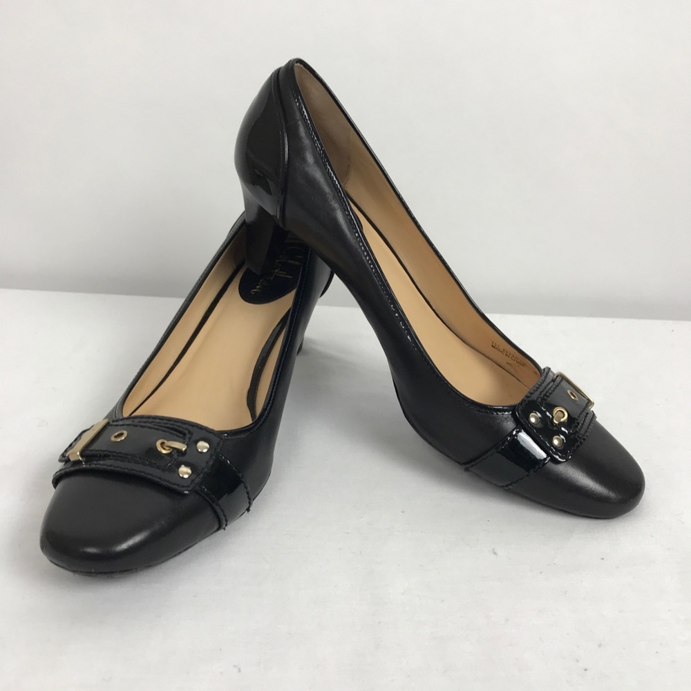 Cole Haan Women's Size 8.5 B Black Leather Pumps